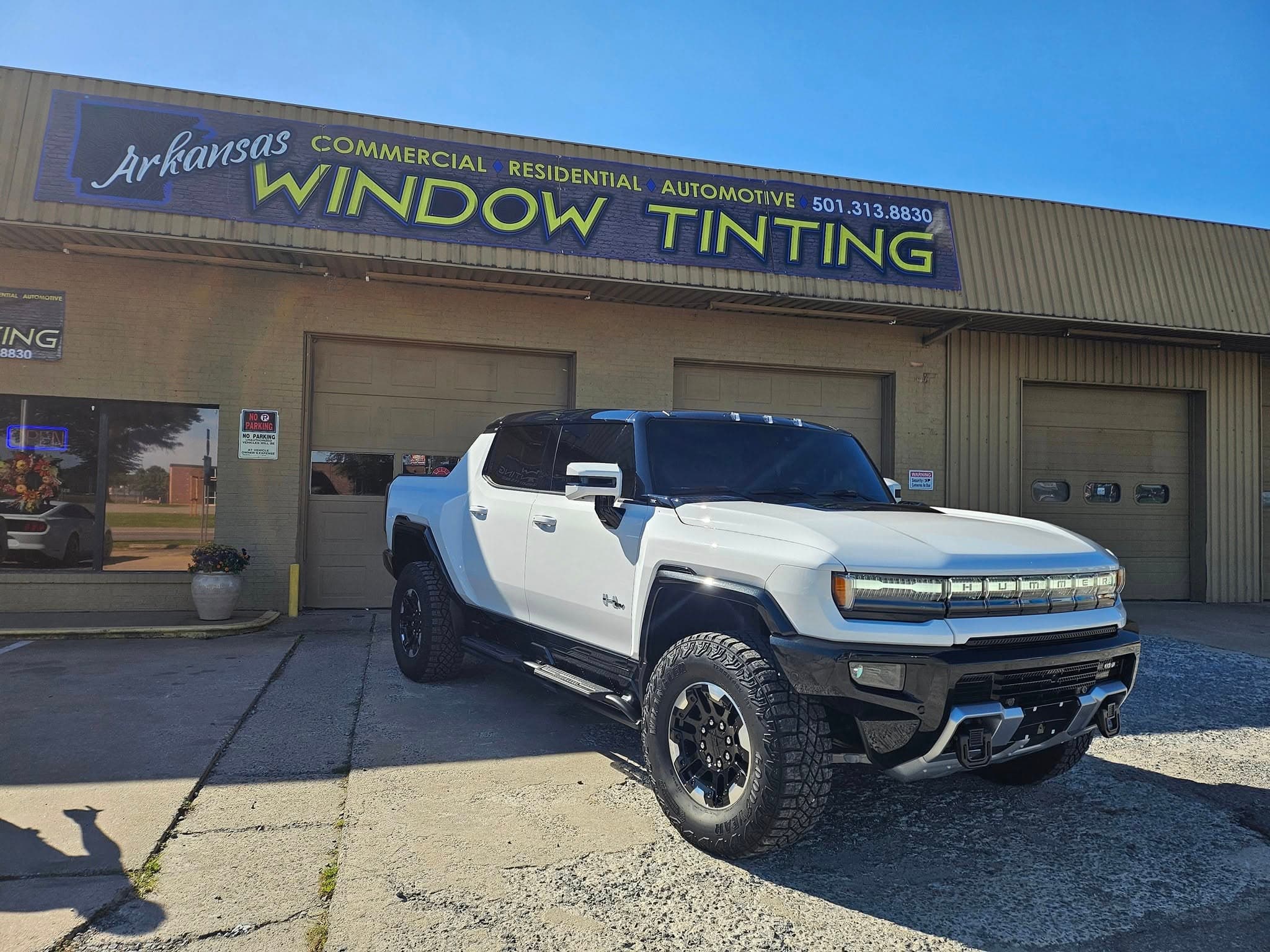 White GMC Hummer EV